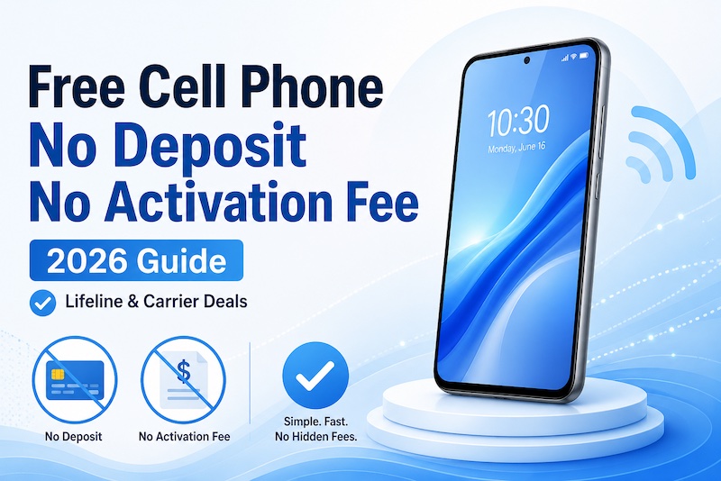 Free Cell Phone No Deposit No Activation Fee (2026 Complete Guide)